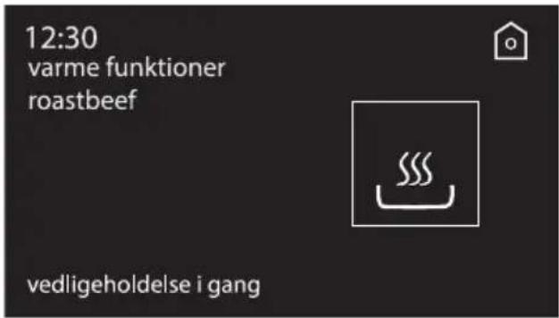 12:30 varme funktioner roastbeef vedligeholdelse i gang