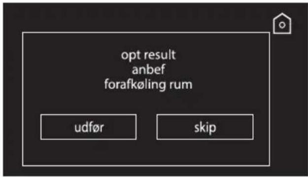 opt result anbef forafkøling rum udfør skip