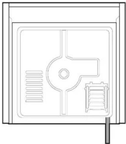 SMEG SFP6401TVXSK1 - Placering af forsyningskablet - 1