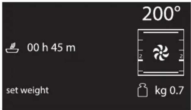 200° 00 h 45 m set weight kg 0.7