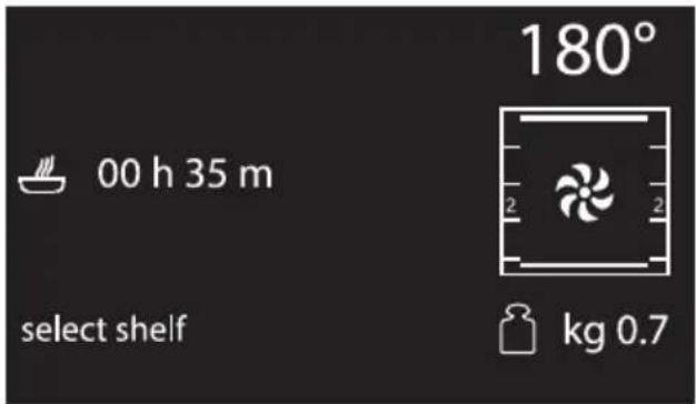 180° 00 h 35 m select shelf kg 0.7