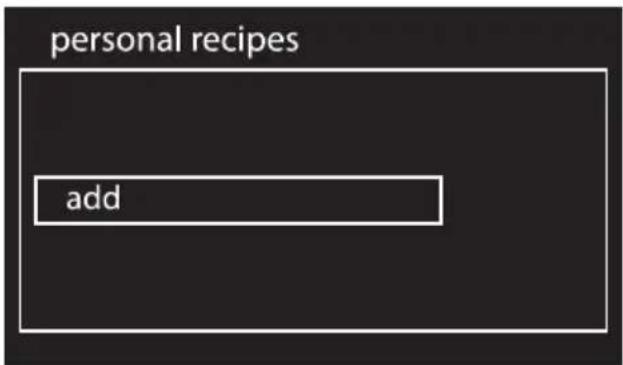 personal recipes add