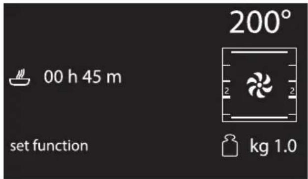 200° 00 h 45 m set function kg 1.0