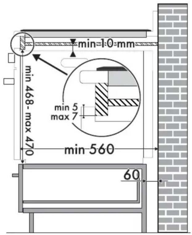 min-1:0 mm min 468-max 470 min 5 max 7 min 560 60