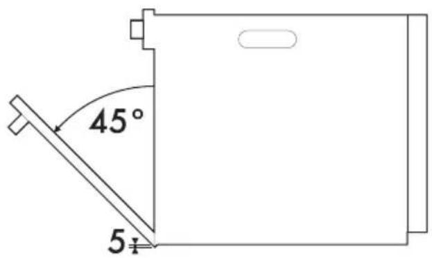 45° 5
