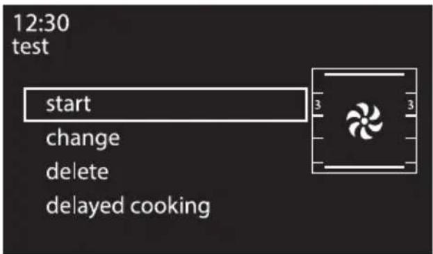 12:30 test start change delete delayed cooking