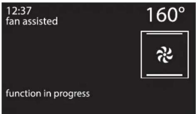 12:37 fan assisted 160° function in progress
