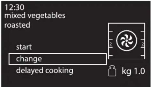 12:30 mixed vegetables roasted start change delayed cooking kg 1.0
