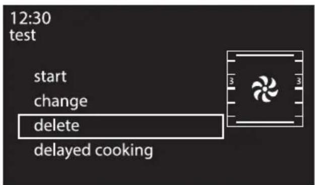 12:30 test start change delete delayed cooking