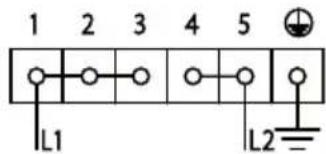 1 2 3 4 5 L1 L2