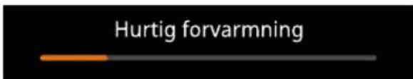 Hurtig forvarmning