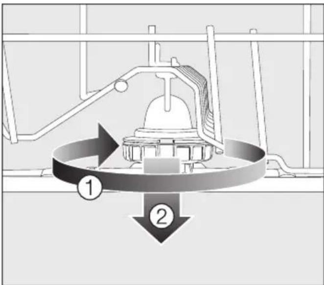 MIELE G 5263 SCVi Active Plus - Removing the cutlery tray (if present) - 3