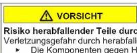 SIEMENS KI31REDD0 - Austauschen des Schleppscharniers - 6