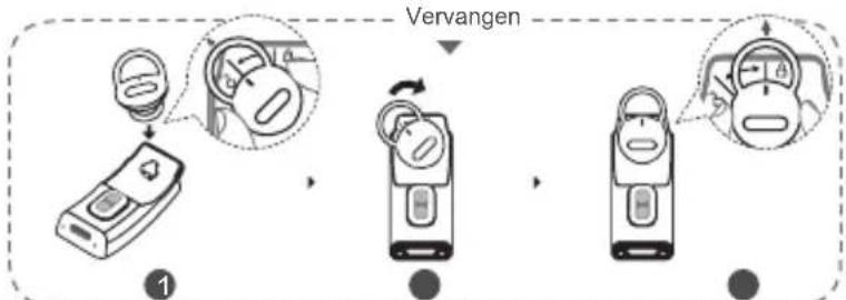 HUAWEI TalkBand B6 - Verwijderen en vervangen van het losse dopje - 2