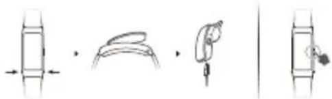 HUAWEI TalkBand B6 - For at tænde for båndet - 1