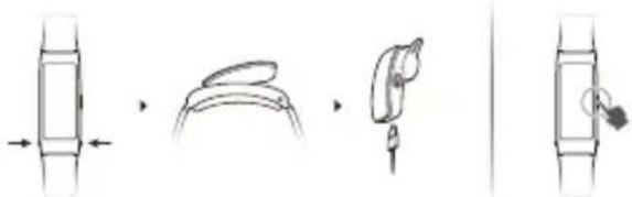 HUAWEI TalkBand B6 - Ενεργοποίηση του περικαρπίου - 1