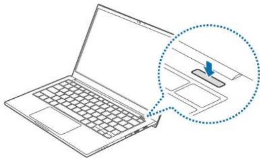 SAMSUNG Galaxy Book Ion - Tænd for computeren - 2