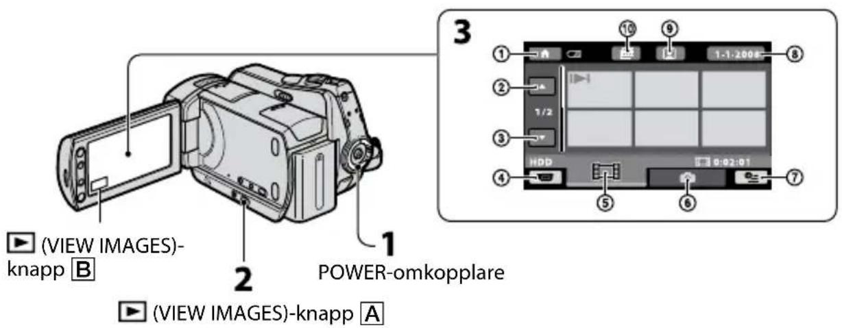 SONY DCR-SR46E - Uppspelning - 1