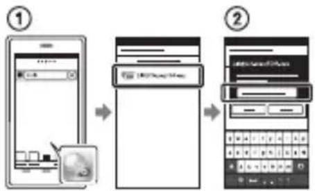 SONY FDR-AXP35 - Tilslutning uden brug af NFC - 1