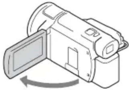 SONY FDR-AXP35 - Sådan tænder du det - 1