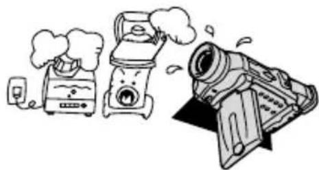 CANON MVX150i - Der er risiko for kondens i følgende tilfælde: - 3