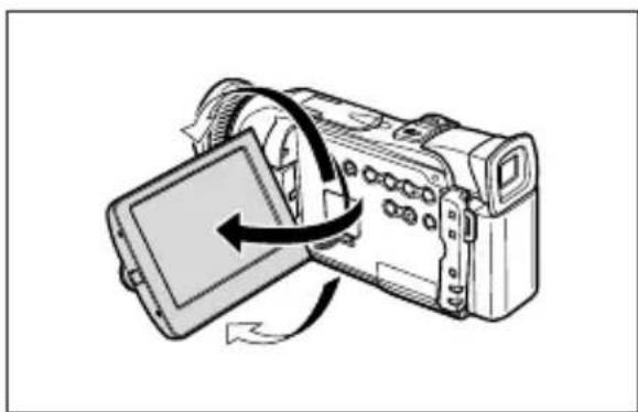 CANON MVX150i - Anvendelse af LCD skærmen - 1