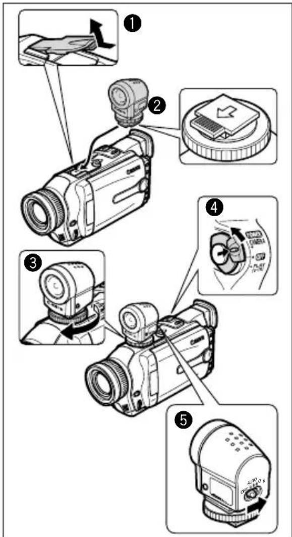 CANON MVX150i - Benyt VL-3 videolampen (ekstratilbehør) - 2