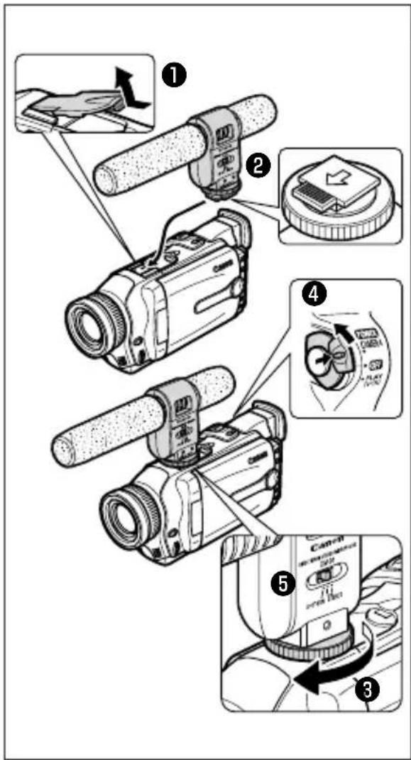 CANON MVX150i - Benyt DM-50 mikrofonen (ekstratilbehør) - 2