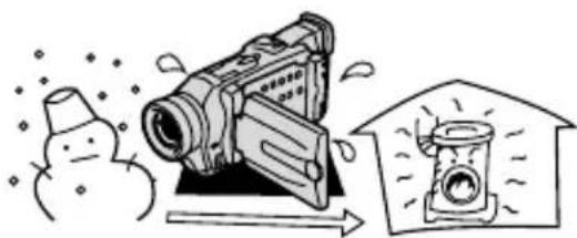 CANON MVX150i - Der er risiko for kondens i følgende tilfælde: - 2