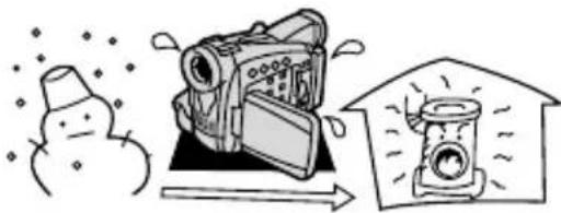 CANON MV730i - Der er risiko for kondens i følgende tilfælde: - 2