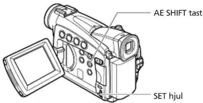 CANON MV730i - AE kompensering (AE Shift) - 1