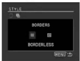 STYLE BORDERS BORDERLESS MENU