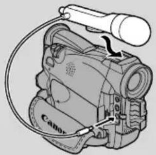 CANON MV500i - Ekstern mikrofon - 2