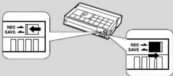 CANON MV500i - Beskyt bänd mod utilsigtet sletning - 1