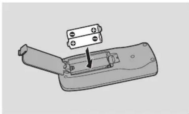 CANON MV500i - Isætning af batterier - 1