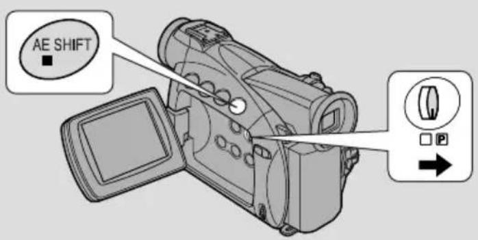 CANON MV500i - Benyt AE kompensering (AE Shift) - 2