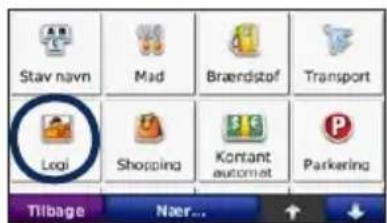 Stav navn Mad Braerdstof Transport Logi Shopping Kontant automat Parkering Tilbage Naer...