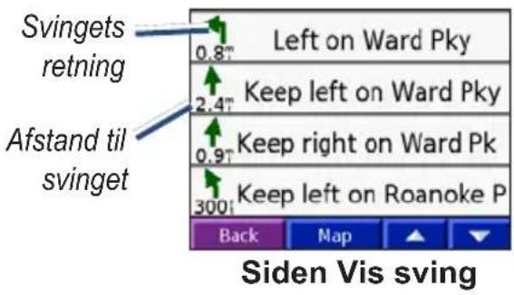 Svingets retning Afstand til svinget 0.8" Left on Ward Pky 2.4" Keep left on Ward Pky Keep right on Ward Pk Keep left on Roanoke P 300' Back Map Siden Vis swing