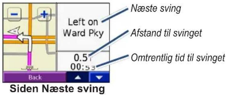 Næste swing Left on Ward Pky 0.5 00:53 Afstand til swinget Omtrentlig tid til swinget Back Siden Næste swing