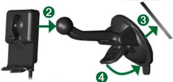 Diagram showing a mechanical device with numbered components and directional arrows indicating motion or assembly.