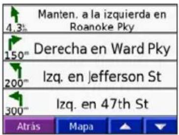 Manten. a la izquierda en Roanoke Pky 4.3k 150m Derecha en Ward Pky 200m Izq. en Jefferson St 300m Izq. en 47th St Atrás Mapa