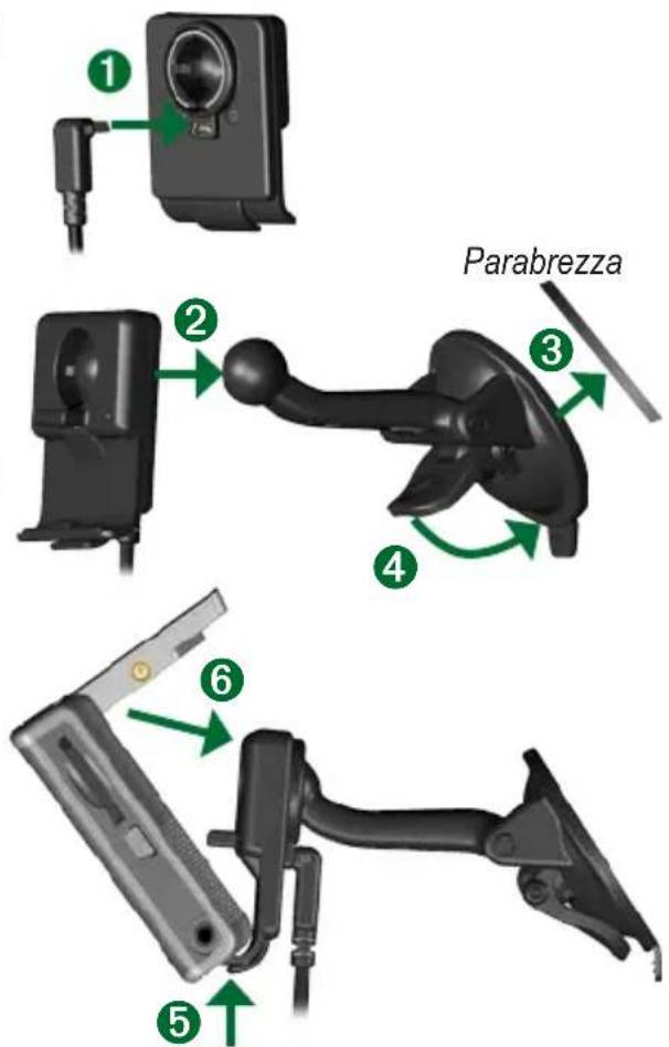 GARMIN nüvi 300 - Montaggio del nüvi - 1