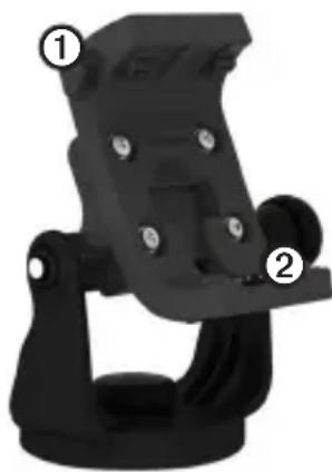 GARMIN Montana Marine Mount - Vyjmutí zařízení Montana z držáku - 1