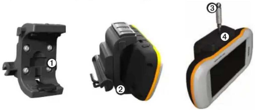 GARMIN Montana Marine Mount - Montere braketten på monteringsbraketten - 1