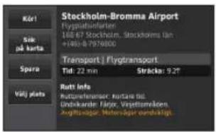 GARMIN Map Pilot - Undvika vägfunktioner - 1