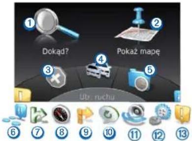 Dokad? Pokaz mape Up, ruchu