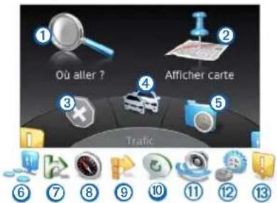 Où aller ? Afficher carte Traffic