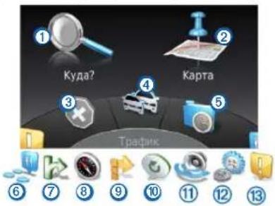 Куда? Карта Трафик