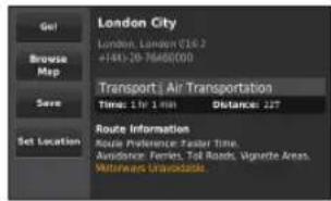 London City Browse Map Transport: Air Transportation Save Time: 1 hr 1 min Distance: 117 Set Location Route Information Route Preference: Faster time. Avoidance: Ferrier, Toll Roads, Signette Areas. Motorwears Unavoidable