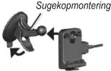 Sugekopmontering